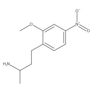 (2R)-4-(2-methoxy-4-nitrophenyl)butan-2-amine Structure