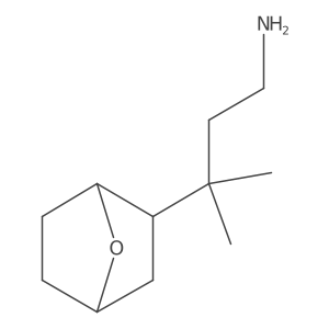 3-Methyl-3-{7-oxabicyclo[2.2.1]heptan-2-yl}butan-1-amine Structure