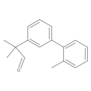 2-Methyl-2-[3-(2-methylphenyl)phenyl]propanal结构式