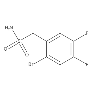 (2-Bromo-4,5-difluorophenyl)methanesulfonamide结构式