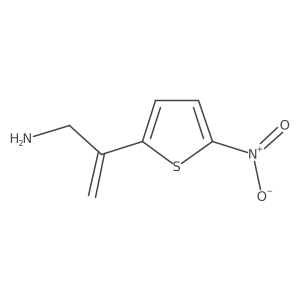 2-(5-Nitrothiophen-2-yl)prop-2-en-1-amine结构式