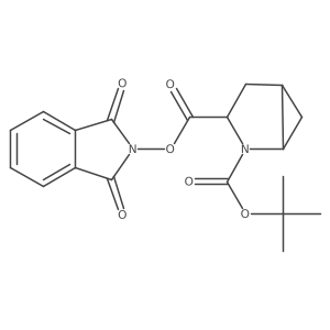2-tert-butyl 3-(1,3-dioxo-2,3-dihydro-1H-isoindol-2-yl) (1S,3S,5S)-2-azabicyclo[3.1.0]hexane-2,3-dicarboxylate Structure
