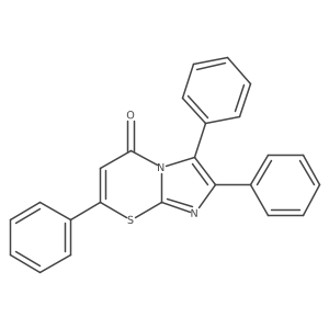 2,3,7-Triphenyl-5H-imidazo[2,1-b][1,3]thiazin-5-one结构式