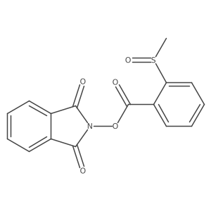 1,3-dioxo-2,3-dihydro-1H-isoindol-2-yl 2-methanesulfinylbenzoate Structure