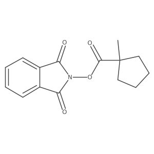 1,3-dioxo-2,3-dihydro-1H-isoindol-2-yl 1-methylcyclopentane-1-carboxylate Structure