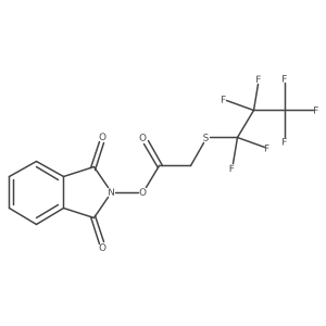 1,3-dioxo-2,3-dihydro-1H-isoindol-2-yl 2-[(heptafluoropropyl)sulfanyl]acetate Structure