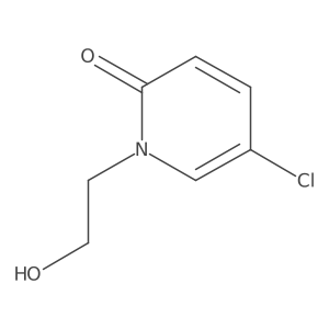 5-Chloro-1-(2-hydroxyethyl)pyridin-2-one结构式