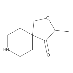 (S)-3-Methyl-2-oxa-8-azaspiro[4.5]decan-4-one结构式