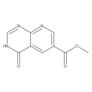 Methyl 4-oxo-3H-pyrido[2,3-d]pyrimidine-6-carboxylate结构式