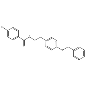 N-(4-(benzyloxy)phenethyl)-4-fluorobenzamide Structure