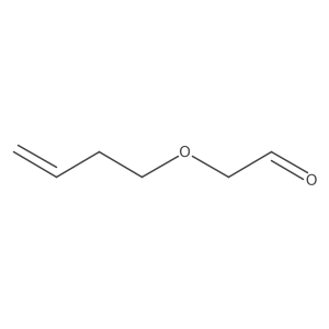 (But-3-en-1-yloxy)acetaldehyde Structure