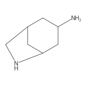rac-(1R,3S,5R)-6-azabicyclo[3.2.1]octan-3-amine结构式