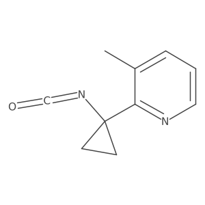 2-(1-Isocyanatocyclopropyl)-3-methylpyridine Structure