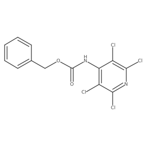 benzyl N-(2,3,5,6-tetrachloropyridin-4-yl)carbamate结构式