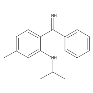 2-(Iminophenylmethyl)-5-methyl-N-(1-methylethyl)benzenamine结构式