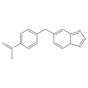 7-[(4-Nitrophenyl)methyl][1,2,4]triazolo[1,5-a]pyridine Structure