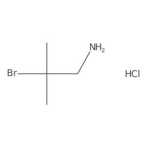 2-Bromo-2-methylpropan-1-amine hydrochloride结构式