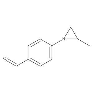 4-(2-Methyl-1-aziridinyl)benzaldehyde Structure