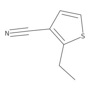 3-Thiophenecarbonitrile, 2-ethyl- Structure