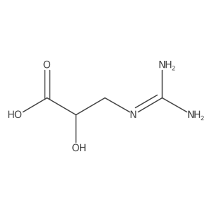 Isoserine, N-amidino-, L-结构式
