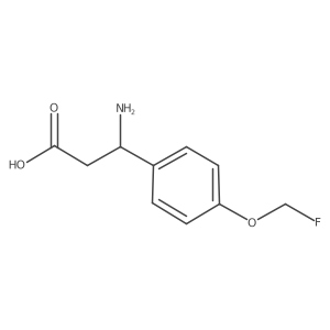 (R)-3-Amino-3-(4-(fluoromethoxy)phenyl)propanoic acid Structure