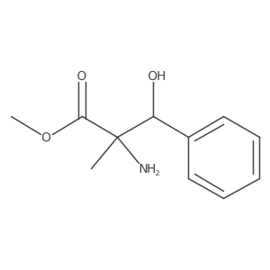 methyl (2R,3S)-2-amino-3-hydroxy-2-methyl-3-phenylpropanoate Structure
