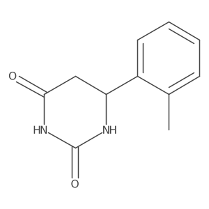 6-(2-Methylphenyl)-1,3-diazinane-2,4-dione结构式