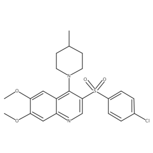 3-((4-Chlorophenyl)sulfonyl)-6,7-dimethoxy-4-(4-methylpiperidin-1-yl)quinoline Structure