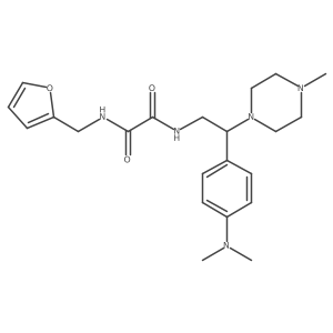 N1-(2-(4-(dimethylamino)phenyl)-2-(4-methylpiperazin-1-yl)ethyl)-N2-(furan-2-ylmethyl)oxalamide Structure