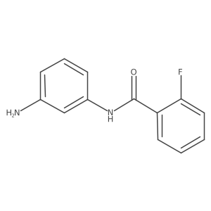 N-(3-Aminophenyl)-2-fluorobenzamide结构式