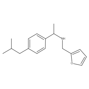 N-[1-[4-(2-Methylpropyl)phenyl]ethyl]-2-furanmethanamine结构式
