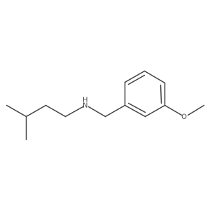 [(3-Methoxyphenyl)methyl](3-methylbutyl)amine Structure