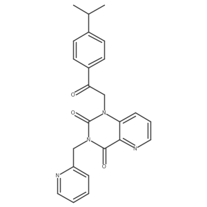 1-(2-(4-isopropylphenyl)-2-oxoethyl)-3-(pyridin-2-ylmethyl)pyrido[3,2-d]pyrimidine-2,4(1H,3H)-dione Structure