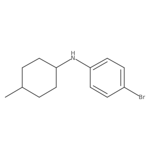 4-bromo-N-(4-methylcyclohexyl)aniline结构式