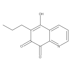 7-Hydroxy-6-propyl-5,8-quinolinedione结构式