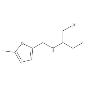 2-{[(5-Methylfuran-2-yl)methyl]amino}butan-1-ol结构式