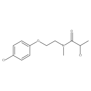 2-chloro-N-[2-(4-chlorophenoxy)ethyl]-N-methylpropanamide Structure