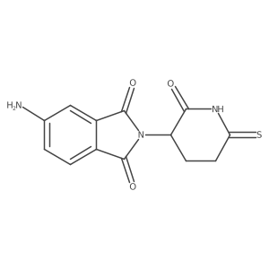 5-Amino-2-(2-oxo-6-thioxopiperidin-3-yl)isoindoline-1,3-dione Structure