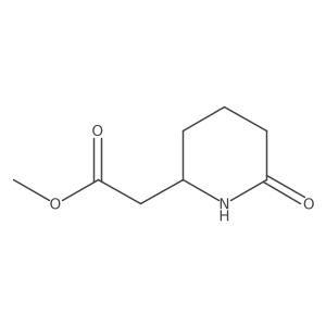 Methyl 2-(6-oxopiperidin-2-yl)acetate Structure