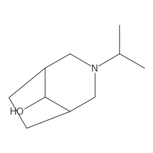3-(Propan-2-yl)-3-azabicyclo[3.2.1]octan-8-ol结构式