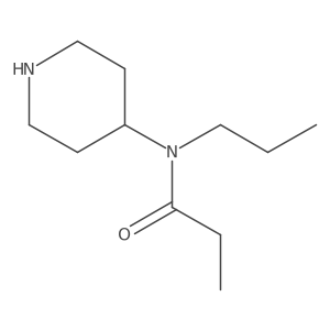 N-(piperidin-4-yl)-N-propylpropanamide Structure