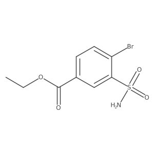 Ethyl 4-bromo-3-sulfamoylbenzoate Structure