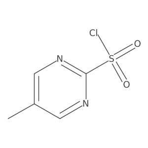 5-Methylpyrimidine-2-sulfonyl chloride Structure