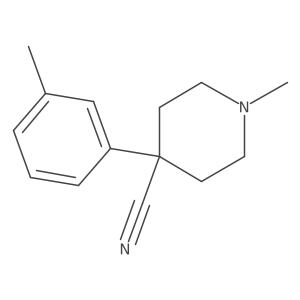 1-Methyl-4-(m-tolyl)piperidine-4-carbonitrile Structure