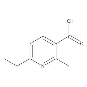6-Ethyl-2-methylpyridine-3-carboxylic acid结构式
