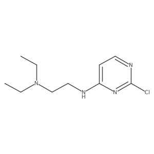 2-chloro-N-[2-(diethylamino)ethyl]pyrimidin-4-amine Structure