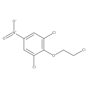 1,3-Dichloro-2-(2-chloroethoxy)-5-nitrobenzene结构式