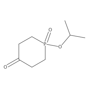 1-Isopropoxyphosphinan-4-one 1-oxide结构式