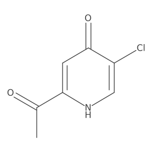 1-(5-Chloro-4-hydroxypyridin-2-YL)ethan-1-one结构式