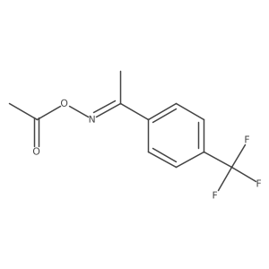 (E)-1-(4-(Trifluoromethyl)phenyl)ethanone O-acetyl oxime Structure
